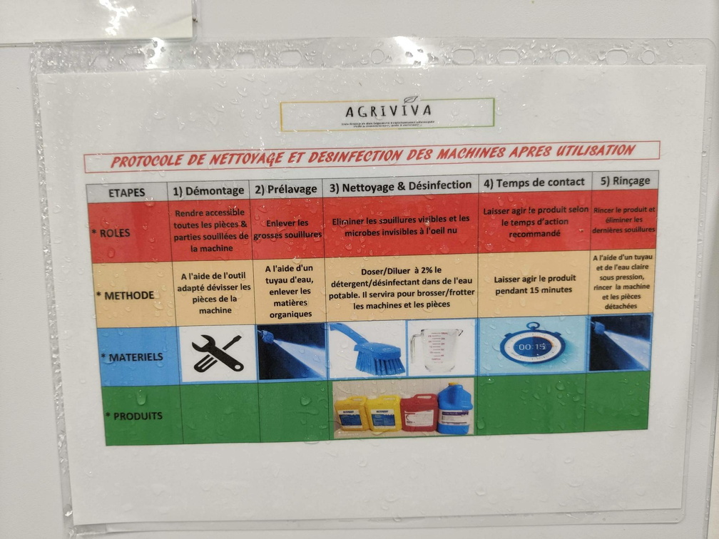 procedures Hygiene legumerie AGRIVIVA MTP 03