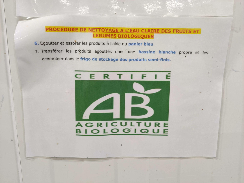 procedures Hygiene legumerie AGRIVIVA MTP 07